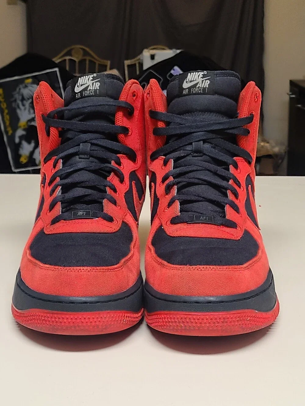 Nike Air Force 1 Hi casual canvas hi top sneakers size 13